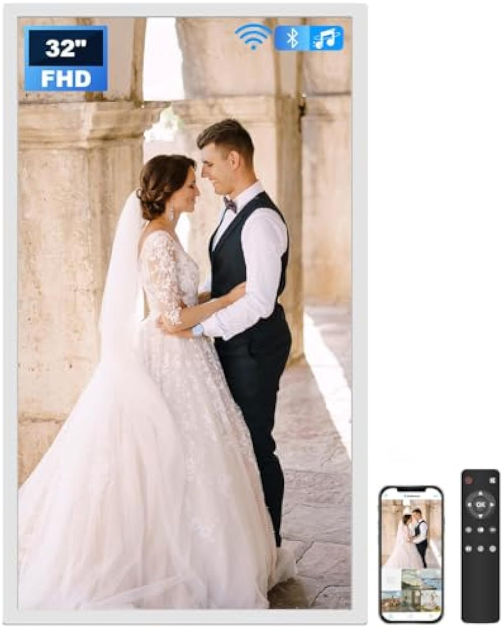 32 White(32''丨FHD) Non-Touch